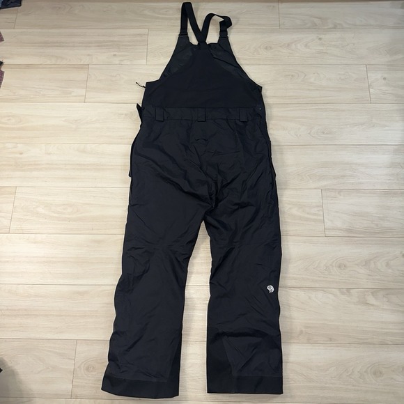 Mountain Hardwear Men's Firefall Bib Size XL Ski Overalls Black Winter NWT $229 - Picture 6 of 13